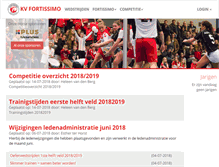 Tablet Screenshot of kvfortissimo.nl